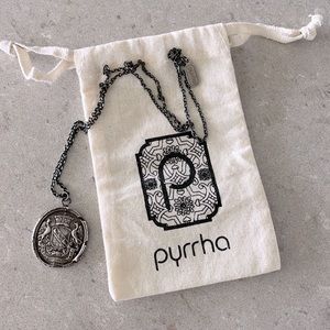 Pyrrha ‘My Life is a Prayer’ talisman with chain
